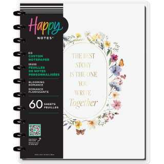 Blooming Romance Wedding - Big Notebook