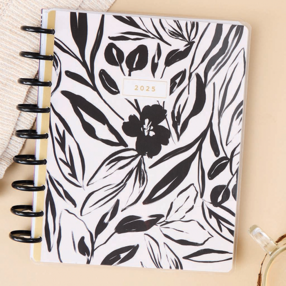 Sketchy Florals - Classic 12 Month Dated Happy Planner