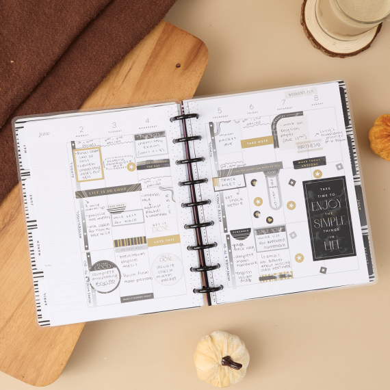 Modern Impression - Classic 12 Month Deluxe Dated Planner