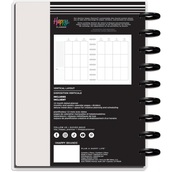 Modern Impression - Classic 12 Month Deluxe Dated Planner