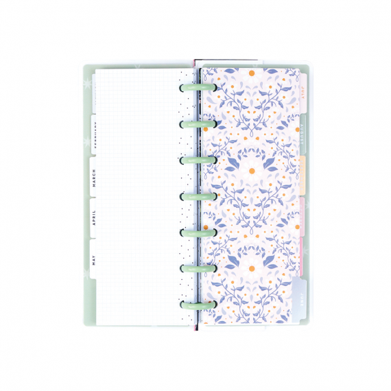 Forest Flowers - Skinny Mini 12 Month Dated Happy Planner