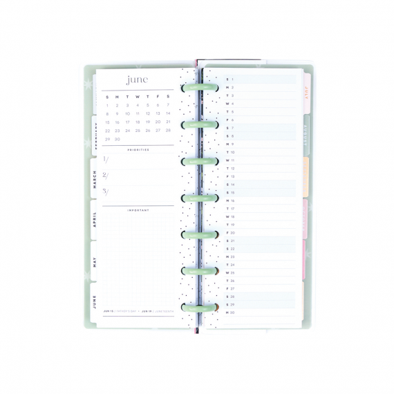 Forest Flowers - Skinny Mini 12 Month Dated Happy Planner