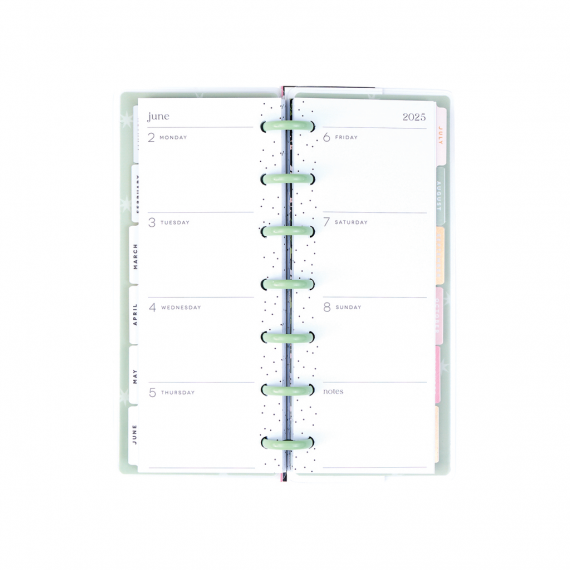 Forest Flowers - Skinny Mini 12 Month Dated Happy Planner