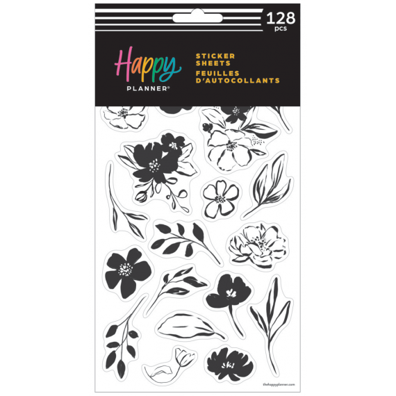 Sketchy Florals - 10 Sheet Sticker Value Pack