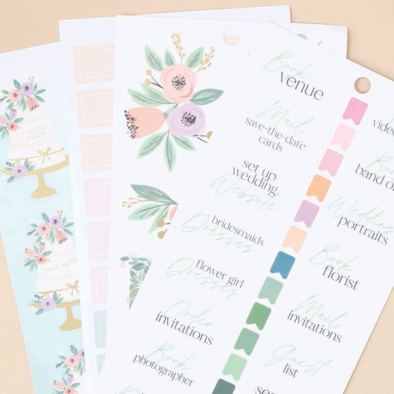 Garden Wedding - Big 30 Sheet Value Pack Stickers