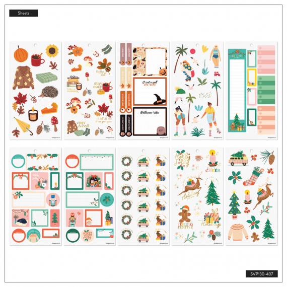 Year-round Whimsy - Classic 30 Sheet Value Pack Stickers