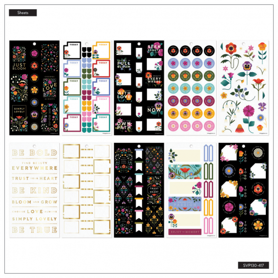 Radiant Garden - Classic 30 Sheet Value Pack Stickers