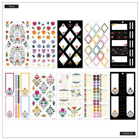 Radiant Garden - Classic 30 Sheet Value Pack Stickers