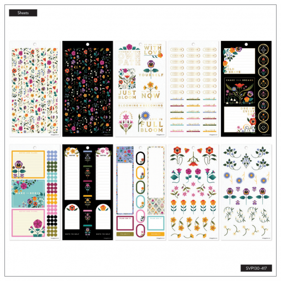 Radiant Garden - Classic 30 Sheet Value Pack Stickers