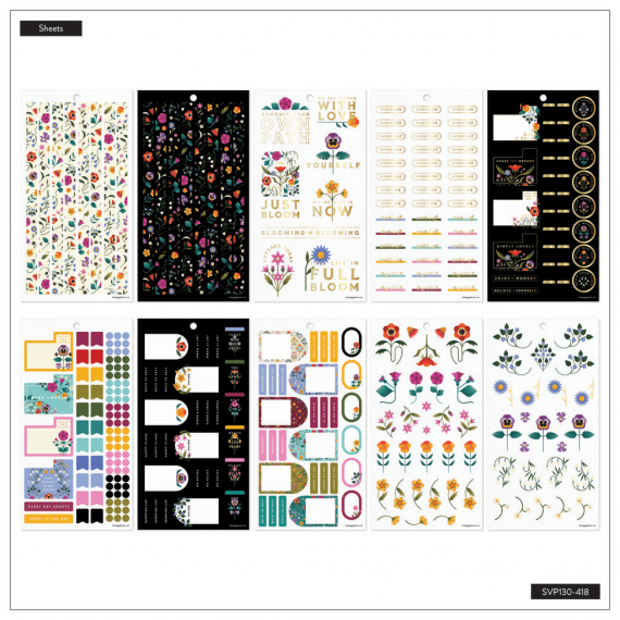 Radiant Garden - Mini 30 Sheet Value Pack Stickers