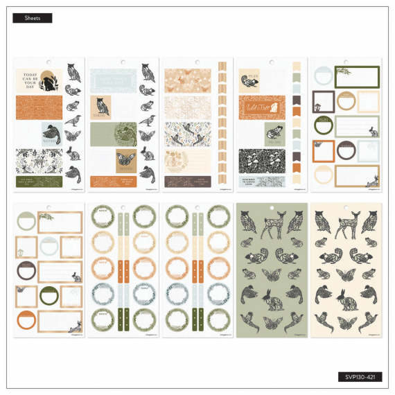 Wild Woods - Classic 30 Sheet Value Pack Stickers