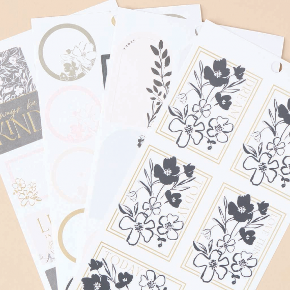 Sketchy Florals - Classic 30 Sheet Value Pack Stickers