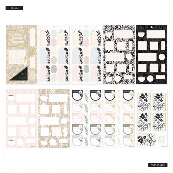 Sketchy Florals - Classic 30 Sheet Value Pack Stickers