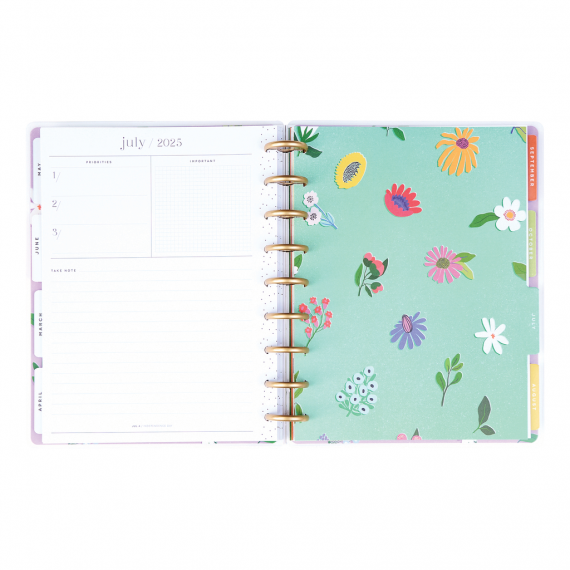 Brilliant Blooms - Classic 12 Month Dated Happy Planner