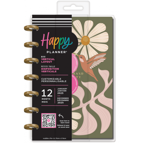 Desert Rose - Mini 12 Month Dated Happy Planner