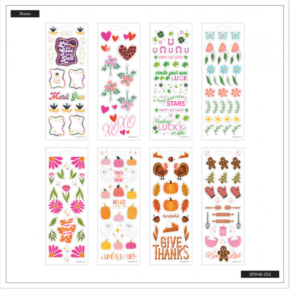 Seasons of Joy - 8 Sticker Sheets