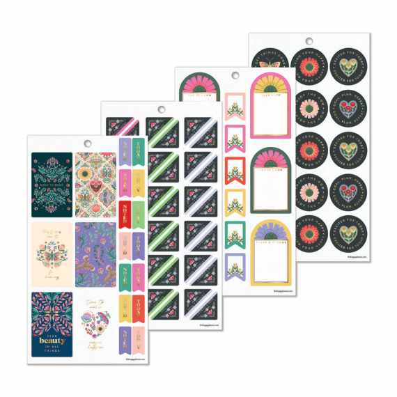 Folk & Flora - Classic 30 Sheet Value Pack Stickers