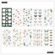 Forest Flowers - Classic 30 Sheet Value Pack Stickers