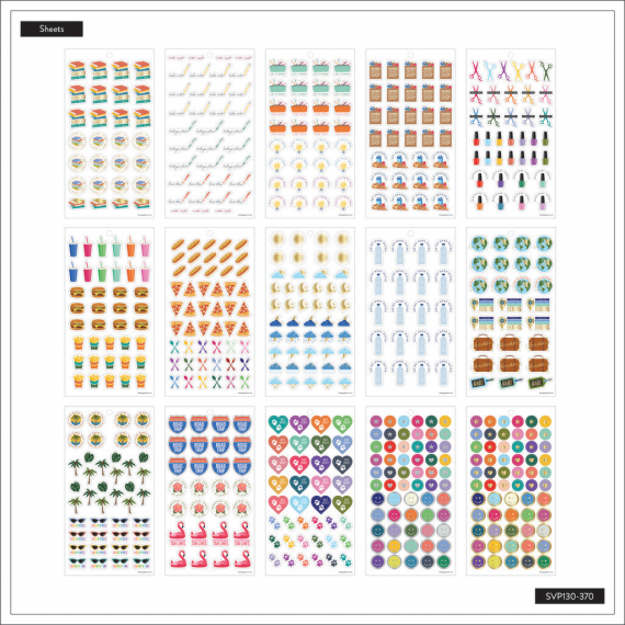 Everyday Icons 2 - Classic 30 Sheet Value Pack Stickers