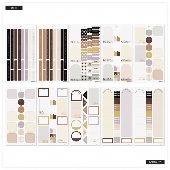 Neutral Chic - Classic 30 Sheet Value Pack Stickers