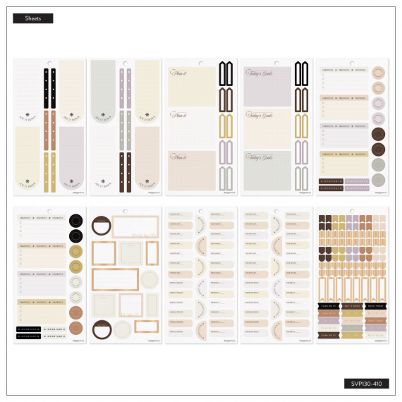 Neutral Chic - Classic 30 Sheet Value Pack Stickers