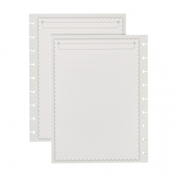 Sweet & Simple - Dotted Lined Classic Filler Paper - 40 Sheets