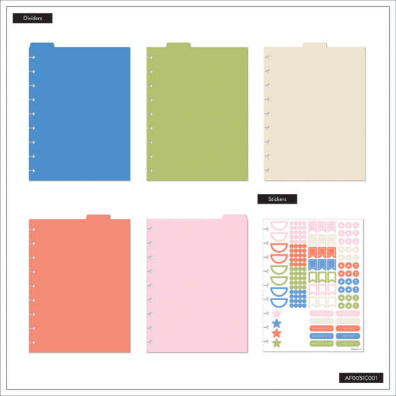 Bright Day - Classic Top Tab Plastic Dividers - 5 Pack