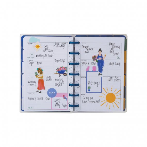 Share Your Magic - Mini Horizontal Undated Happy Planner - 12 Months