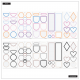 Bright Colorful Boxes - Big Value Pack Stickers