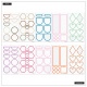 Bright Colorful Boxes - Big Value Pack Stickers