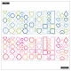 Bright Colorful Boxes . Classic Value Pack Stickers