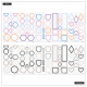 Bright Colorful Boxes . Classic Value Pack Stickers