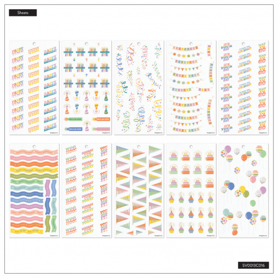 Celebrations - Classic Value Pack Stickers