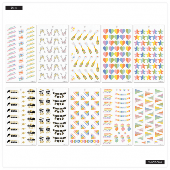 Celebrations - Classic Value Pack Stickers