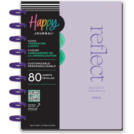 Reflect & Grow - Classic Guided Journaling Journal - 80 Sheets