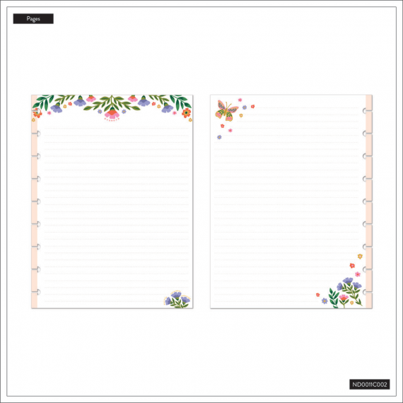 Golden Meadow - Dotted Lined Classic Notebook - 60 Sheets