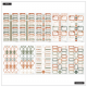 Sage & Terra-cotta Budget - Value Pack Stickers