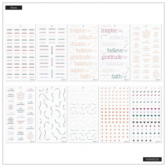 Reflect & Grow Journaling Companion - Value Pack Stickers