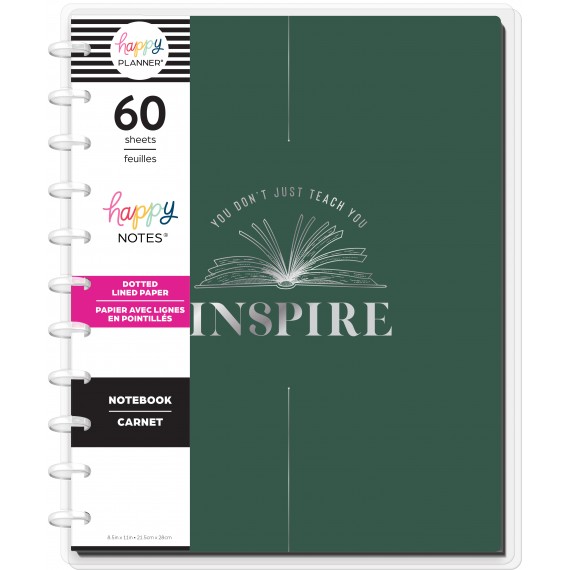 Brave & Inspired Teacher - Big Notebook