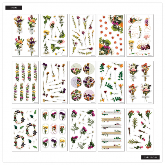 Beautiful Blooms - Classic Value Pack Stickers