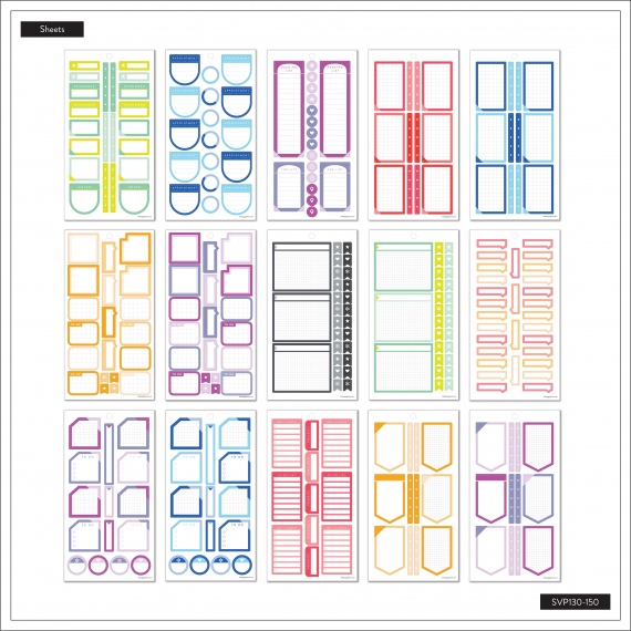 Essential Boxes & Borders - Classic Value Pack Stickers