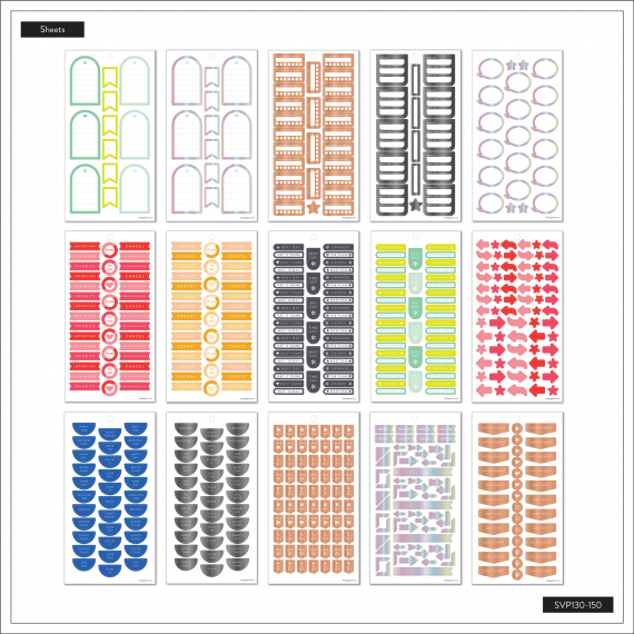 Essential Boxes & Borders - Classic Value Pack Stickers